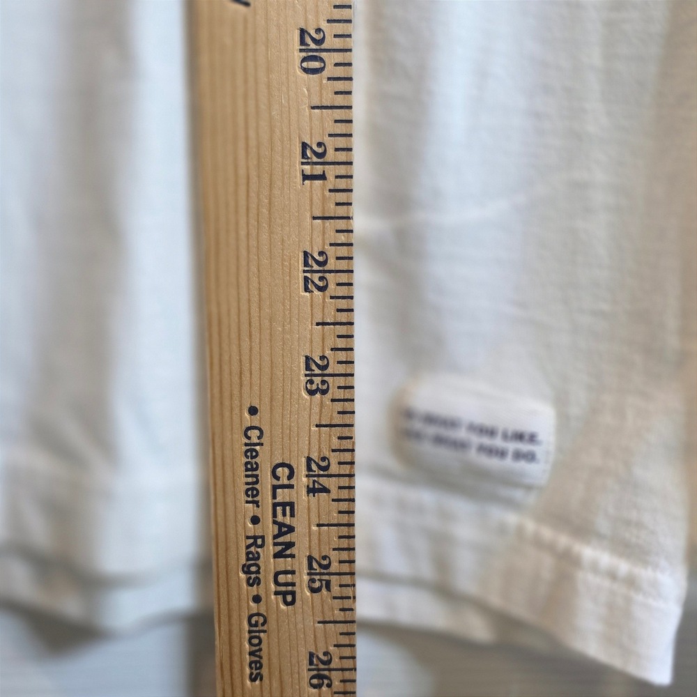 VTG Life is Good Long Sleeve Tee Womens Sz Large White Mountain Theme - Picture 9 of 10